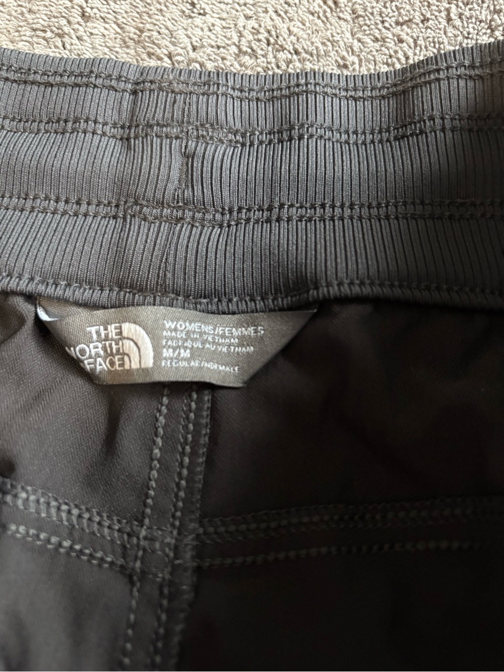 The North Face Women's Charcoal Drawstring Athletic Shorts - Picture 4 of 6